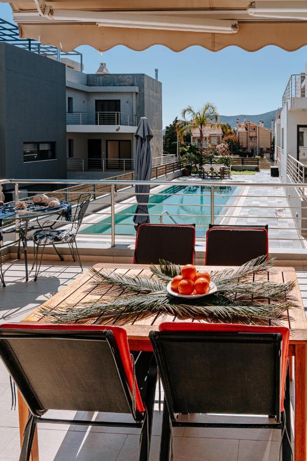 Villa The Palm, Beach & Airport Closeby - Pool Πόρτο Ράφτη Εξωτερικό φωτογραφία