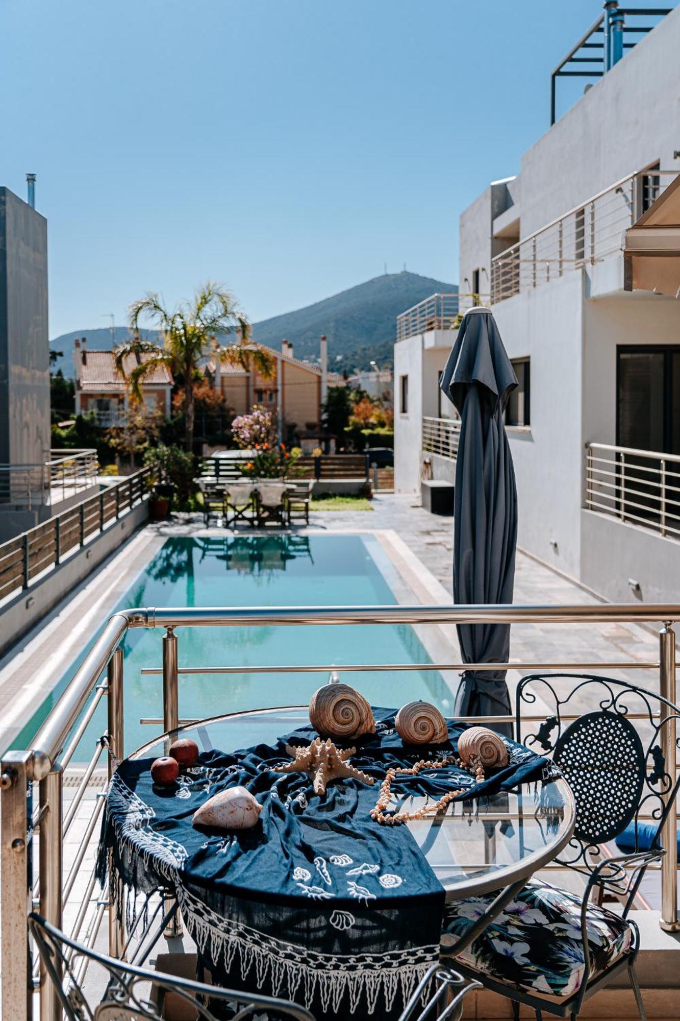 Villa The Palm, Beach & Airport Closeby - Pool Πόρτο Ράφτη Εξωτερικό φωτογραφία