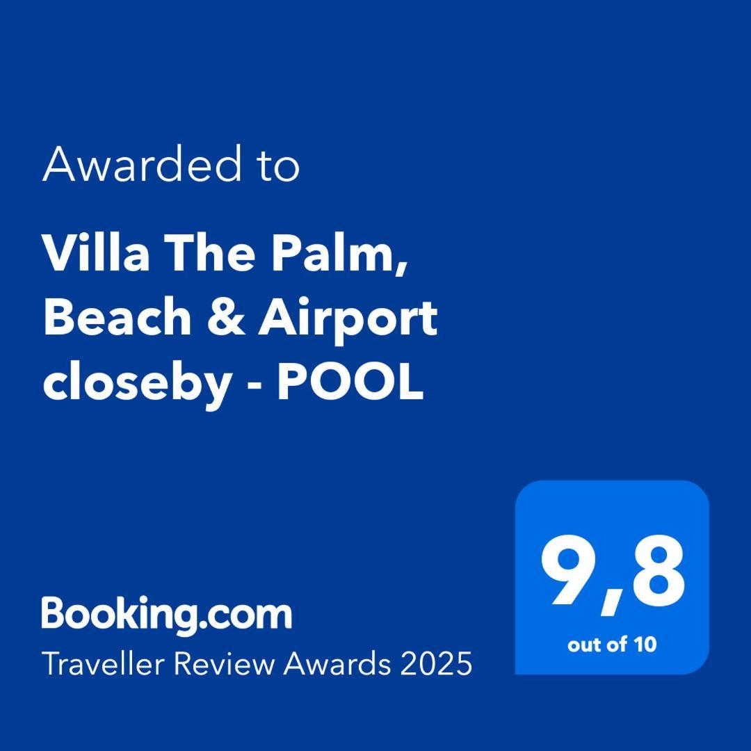Villa The Palm, Beach & Airport Closeby - Pool Πόρτο Ράφτη Εξωτερικό φωτογραφία